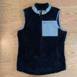 Charles River Womens Black Fleece Vest Size M